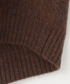 JOSEPH ABBOUD MOUNTAIN 【イタリア糸使用/軽量】パネルボーダー ニットパーカー