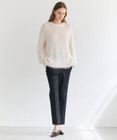 BEIGE， WERNER / ファンシーヤーンヘアリーニットプルオーバー