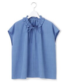 23区 【WEB&一部店舗限定】ライトタンブラー ギャザー フリル ブラウス