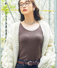 Wing カップ付きタンクトップ あったか素材 ブラトップ ラク きれいなバストシルエット 【シンクロブラトップ 保温タイプ】 ノースリーブ 秋 冬 ET1163 ウイング／ワコール