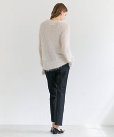 BEIGE， WERNER / ファンシーヤーンヘアリーニットプルオーバー