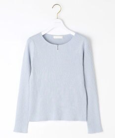 ANY SIS 【洗える】パール調ポイント ニット