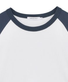 AMERICAN HOLIC ラグラン配色7分袖プルオーバー