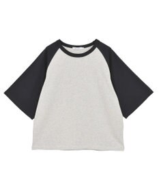 AMERICAN HOLIC ラグラン配色7分袖プルオーバー