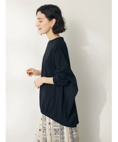 CRAFT STANDARD BOUTIQUE シルケット天竺　フロントギャザーＢＩＧ　Ｔｅｅ　Ｌ／Ｓ