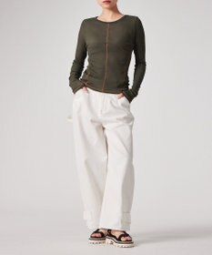 Paul Smith コントラストステッチ リブ 長袖カットソー