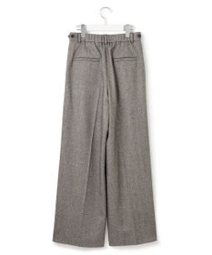23区 S ラメミックスツイード タック ワイド パンツ