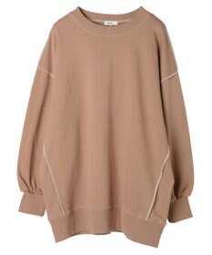 earth music&ecology 配色ルーズスウェット