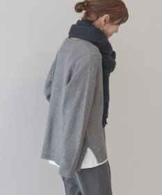 AMERICAN HOLIC バイパチラメ入りＶネック片畦ニットカーディガ