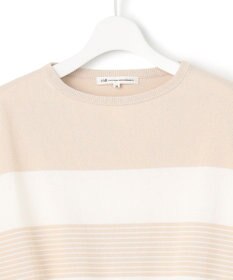 23区 【洗える】コットンポリエステルストレッチ ショート ニット