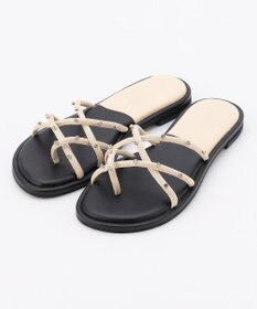 steppi ビジュー トング サンダル