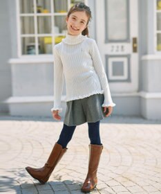 組曲 KIDS 【150-160cm】リブ ニット