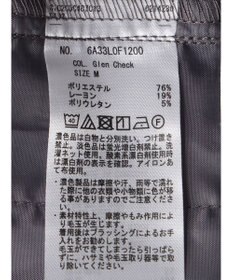 Green Parks きれいシルエットチェックワイドパンツ