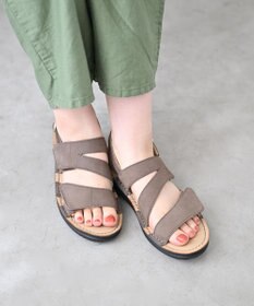 Pointer 本革 甲幅調整 マジックテープ付きサンダル