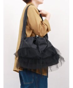 UNBILLION カシュカシュ cachecache / シフォンフリルショルダー