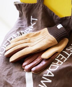 ORuKuBET ピッグスエードラムコンビカフスグローブ(MEN)【日本製・タッチパネル対応】