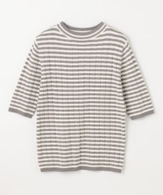 ANY リブボーダーニット