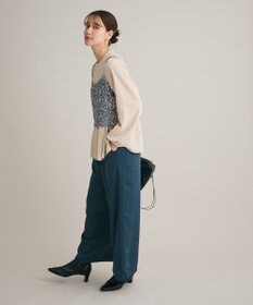 Green Parks スパンコールキャミビスチェ