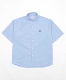 WEGO 【ユニセックス着用ITEM/MLサイズ展開】オックスフォードワンポイントシャツ（SS）