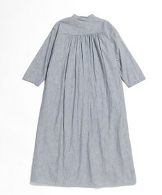 LENO LIGHT HICKORY ONE PIECE / ヒッコリーシャツワンピース
