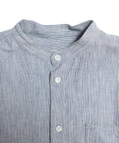 LENO LIGHT HICKORY ONE PIECE / ヒッコリーシャツワンピース