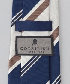 GOTAIRIKU GOTAIRIKU別注【日本製】シルク ネクタイ_ストライプ
