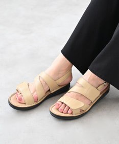 Pointer 本革 甲幅調整 マジックテープ付きサンダル