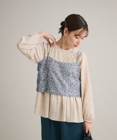 Green Parks スパンコールキャミビスチェ