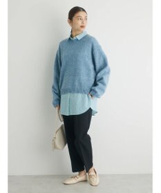 Green Parks ・Ｐｅｔｉｔ　Ｆｌｅｕｒ　ミックスニットプルオーバー