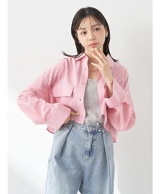 earth music&ecology ビッグポケットショートシャツ