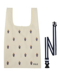 MOONBAT POLO RALPH LAUREN ベルト付きレインバッグ ポロベア総柄／撥水 透湿