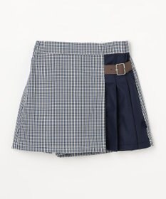 組曲 KIDS 【110-140㎝】 チェックプリーツ キュロット