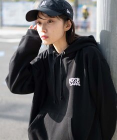 WEGO 【裏起毛/ユニセックス着用ITEM】リラックスフィットグラフィックパーカー