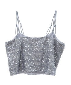 Green Parks スパンコールキャミビスチェ