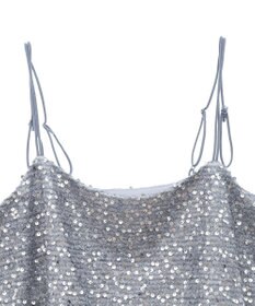 Green Parks スパンコールキャミビスチェ