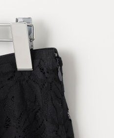 自由区 【XSサイズ～/洗える/セット可】フラワーコードレース レーススカート