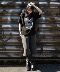 WEGO 【ユニセックス着用ITEM】グラフィックヘンリーネックT（SS）