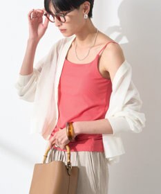 AMERICAN HOLIC 【カップ付き】細リブキャミソール