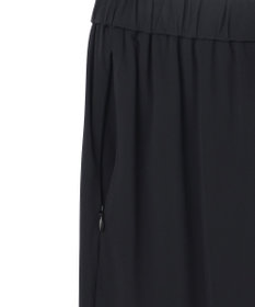 UNFILO L 【ウエストゴム】ドライトリコット セミフレアパンツ