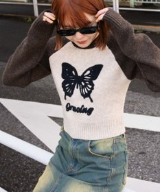 WEGO フラッフィーラグランちびニット