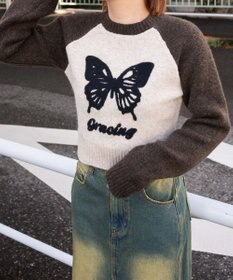 WEGO フラッフィーラグランちびニット