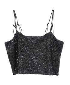 Green Parks スパンコールキャミビスチェ