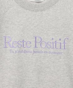 ANY L 【洗濯機可】刺繍ロゴミニ裏毛スウェット