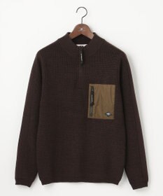 JOSEPH ABBOUD MOUNTAIN 【UNISEX】日本素材 ハーフZIPウールニット