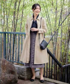 Tiaclasse L 【洗える】ステンカラードレスコート