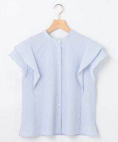 組曲 【前後着用可】ドライタッチダブルフレア ブラウス