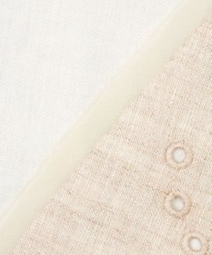 23区 【GOLD LABEL/見上愛さん着用】リネンエンブロイダリー ノーカラージャケット