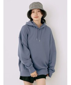 earth music&ecology スウェットルーズパーカー