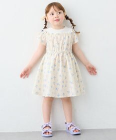 ANY KIDS 【洗濯機可能】オンオフショルダーワンピース