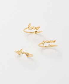 Phoebe ラッキーレターピンキーリング(チャーム)